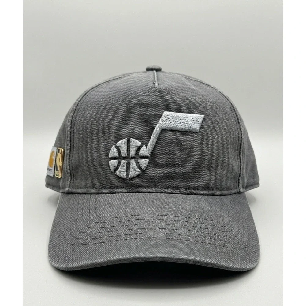 NWT '47 x Carhartt Utah Jazz Garment Dyed Hitch Adjustable Hat - Charcoal Grey